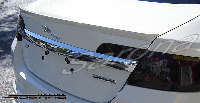 Custom Jaguar XF Trunk Wing  Sedan (2009 - 2013) - $190.00 (Manufacturer Sarona, Part #JG-004-TW)